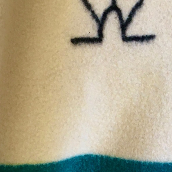 Baron Woolen Mills Multi Stripe Premium Wool 1940s Vintage Blanket - Picture 3 of 9